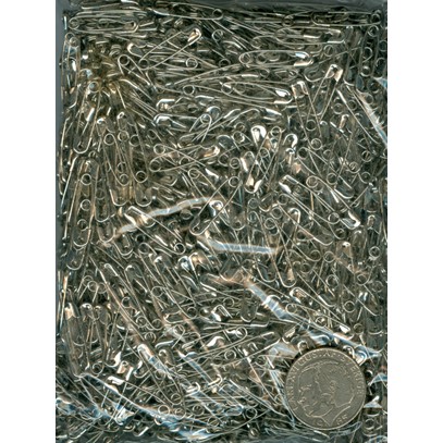 Säkerhetsnålar storpack 22 mm Silver