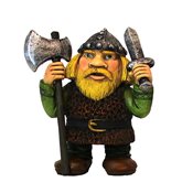 Viking utan horn med Yxa & svärd 6 cm
