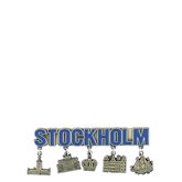 Kylskåpsmagnet Stockholm hängen