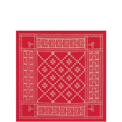 Duk Röd Åttebladrose 50x50 cm