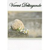 Sten med blommor Minikort