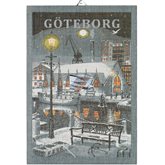 Handduk Göteborg Natt Svenska Städer