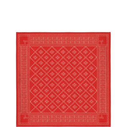 Duk Åttebladrose Röd 80x80 cm