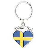 Nyckelring Sweden flagga